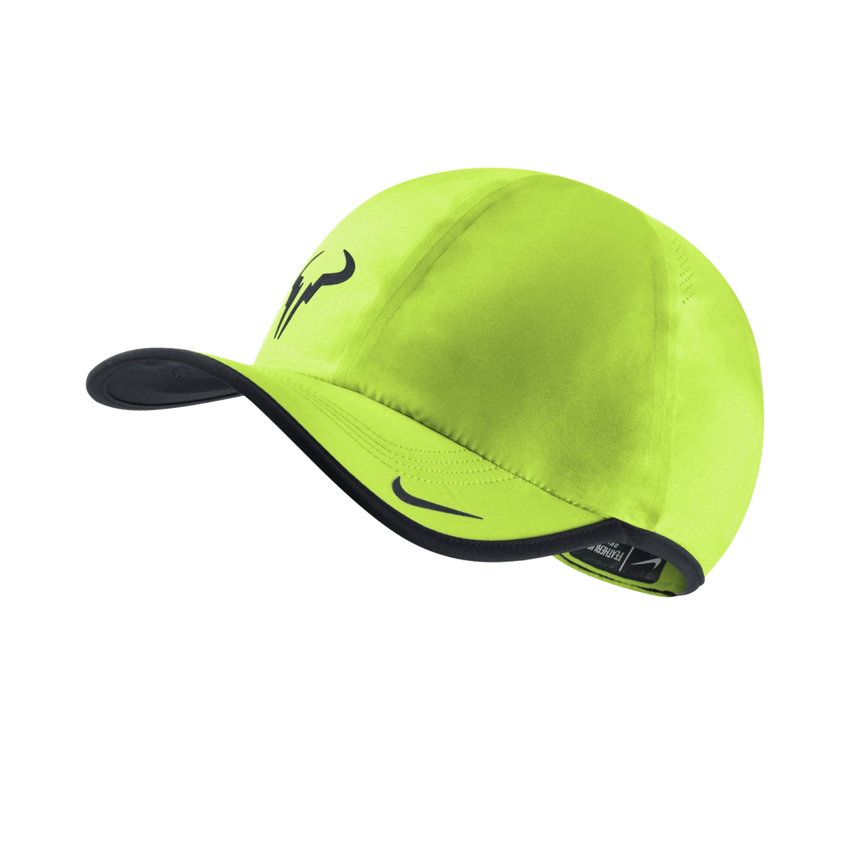 Nike Rafa Bull Logo 2.0 hat in Volt w/Black [613966-702] from the Spring 2015 tennis collection
